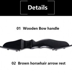 40Lbs/30Lbs Archery Takedown Recurve Bow Straight Bow Right Hand Outdoor Hunting