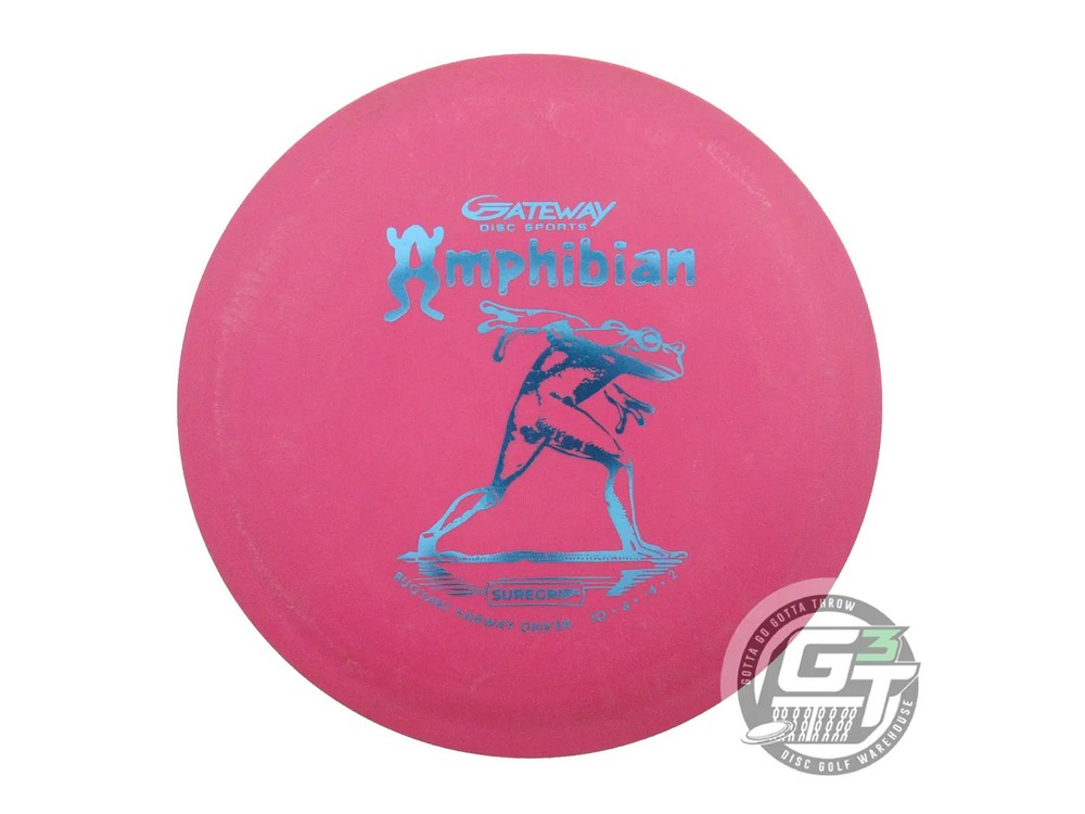 USED Gateway SureGrip Amphibian 172g Magenta Blue Foil Fairway Driver Golf Disc
