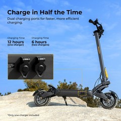 Ausom F1 Max Adult Electric Scooter,2*1400W Motor,62 Miles Max Range,E-Scooters