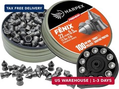 Harpex Fenix Premium .22 Caliber | .25 Caliber Airgun Pellets – Lightweight Prec
