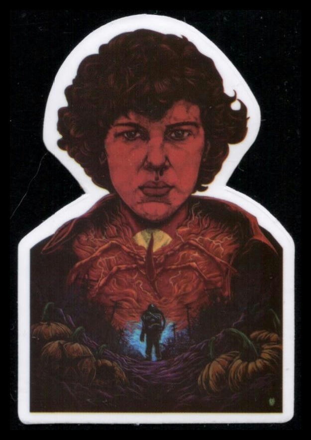 Stranger Things Dustin Sticker 3 Inches x 2 Inches Skateboard Decals