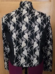 Woods Western Jacket Embroidered Black & Gold Morgan Saddlebred – Approx Sz L