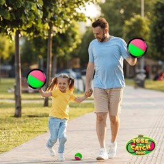 Multi-Color Toss and Catch Game Set – Outdoor Activity for All Ages, 4 Pieces