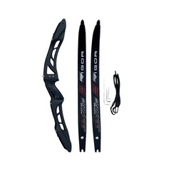 ILF 68″ Recurve Bow 25″ Aluminum Riser 20-40lbs Archery Target Hunting Shooting