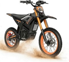 Electric Dirt Bike 3500W Peak Electric Motorcycle 48V 21AH E-MoutainBike 40MPH~
