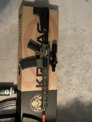 KRYTAC Trident MK2 SPR-M FDE Electric Airsoft Rifle w/ 1-4x20IR LPVO TR2SPRM-FDE