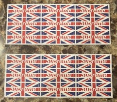 Supreme Union Jack UK 🇬🇧 Mini Box Logo Sticker FW11 Authentic Brand New