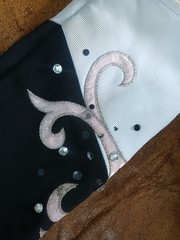 Rod’s Small Pink and Black Western Show Shirt (SEE DESCRIPTION)