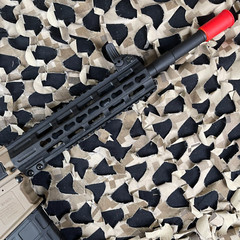 NEW Tippmann Commando 14.5″ Carbine AEG Airsoft Gun – Tan (94209)