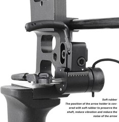 Archery Drop Away Arrow Rest Compound Bow Launcher Adjustable Aluminum Hunting