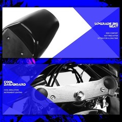 50cc 2-Stroke Gas Motorcycle for Adults & Teens, Heavy-Duty Pocket Motorcycle