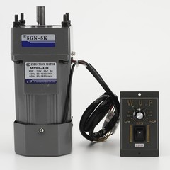 110V AC Motor + Speed Controller + Gear Box, 90W Single Phase Electric Motor …