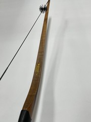 Stewart’s Handmade Longbow Recurve 42#@26″ Osage, Bamboo, Cocobolo, Curly Maple,