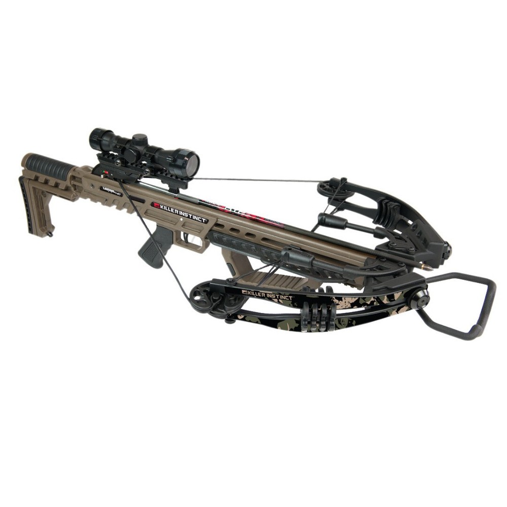 Killer Instinct Lethal 405HD Crossbow Kit with Anti Dry Fire Safety