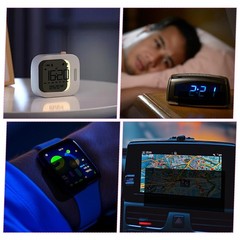 Light Dimming Stickers LED Blocking Self-Adhesive 4 Pcs 8 x 4 Inch
