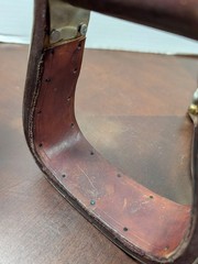 Vintage Diablo USA Silver Plated Overlay Western Saddle Stirrups Engraved Pair