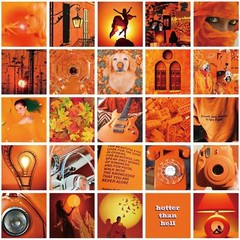 100Pcs Small Fresh Orange Landscape Kids Stickers Anime Cartoon Waterproof