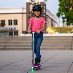 Razor Color Rave Electric Scooter-Colorful Light-Up Deck, up to 7.5 mph, Ages 6+