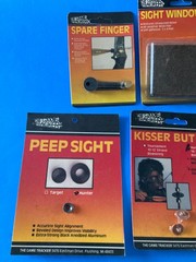 VTG LOT 6 NOS TRAD ARCHERY VINTAGE ALLEN GAME TRACKER SHOOTING TAB SPARE FINGER