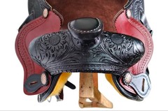 Western Leather Saddle: Hand made Western Horse Saddle With Tack Set