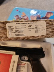 Crossman 454 CO2 BB Pistol Vintage In The Box Excellent And A Working Bb Gun #2