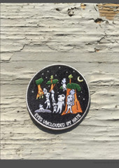 Glow in the dark, Kodama Patch, Princess Mononoke Iron on patch for cap backpack
