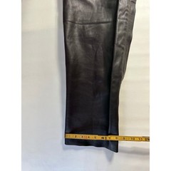 Unik Premium Vintage Sz XL Black Leather Motorcycle Chaps Biker Buckle Belt