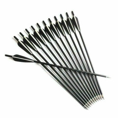 12Pcs 20″ Carbon Arrows 8.8mm Crossbow Bolts For Crossbow Hunting Archery Quiver