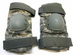 US ARMY MILITARY BIJANS ACU UCP ELBOW PADS CAMO TACTICAL LARGE VGC