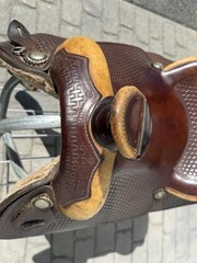 SIMCO 15.5” Western Roper Saddle with Headstall and Breast Collar