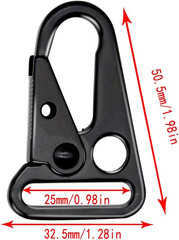 Enlarged Mouth Clips HK Hook Heavy Duty Snap Hooks Sling Clips for Paracord O…