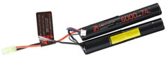 Airsoft Zion Arms 7.4v 6000mAh Lithium-Ion Nunchuck Battery Tamiya Connector NEW