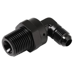 6AN Male Flare to 1/2 NPT Pipe Swivel 90 Degree 6AN to 1/2 NPT, 90 Degree