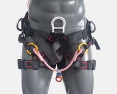 New Climbing Half Body Harness Rope Arborist Saddle Tree Bridge Caving Rescue