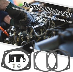 4 Bolt Throttle Cable Bracket Fits for Engine Intakes 92mm-102mm LS LSX LS1 LS2