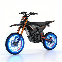 Electric Dirt Bike 2500W Peak Electric Motorcycle 70A 48V E-MoutainBike 55MPH