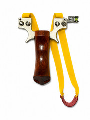 Professional Hunting Slingshot Kit w/ Holster, Sight, Level, Steel Ammo