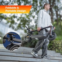 ADULT ELECTRIC SCOOTER 600W 28MILE 20MPH MAX SPEED E SCOOTER &FRONT SUSPENSION