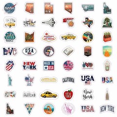 USA Stickers for Water Bottle and Laptop – USA Party Supplies & Decorations, …