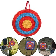Portable Outdoor Straw Archery Target 50cm Diameter for Shooting Practice