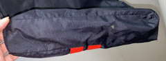 BLACK & RED X LONG NYLON HORSE TAIL BAG 34» LONG