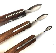 Set of 3 Farrier Loop Knives Hoof Knife Farrier Tool (Small, Medium, Large)