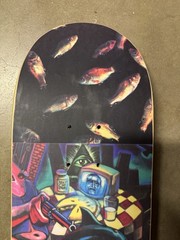 101 Sal Barbier Pollution Graffiti Slick Prime Wood 8x31in. 90’s Skateboard Deck