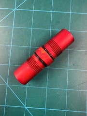 Core / Planet Eclipse Shaft FR joiner. *CUSTOM* acid wash fire anodized. Rare!