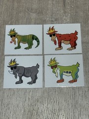GOAT USA Stickers – 4 STICKER PACK – FREE SHIPPING! BRAND NEW!