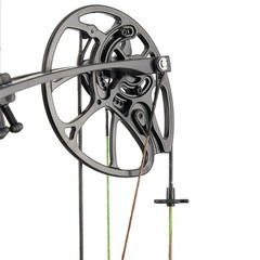 RH Compound Bow 30-70lbs 75% Let off & Carbon Arrows for Archery Hunting Shoot