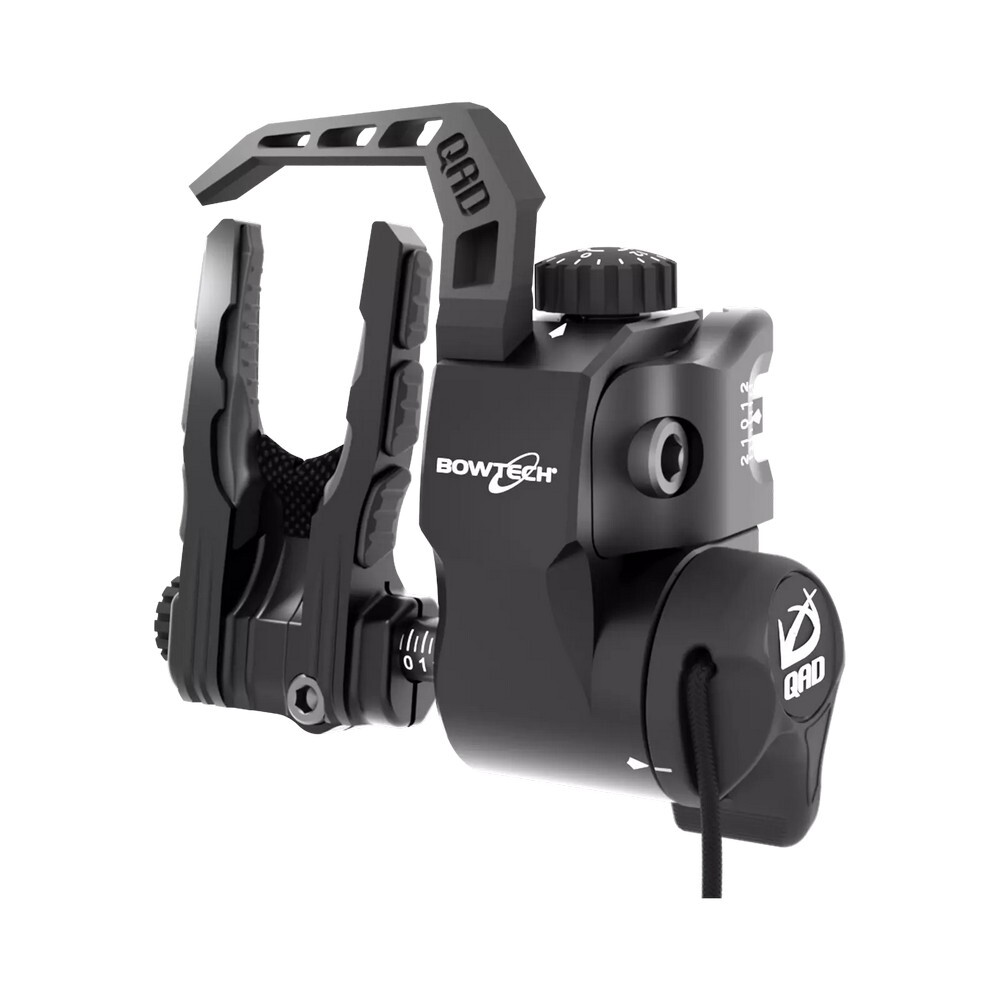 Qad Arrow Rest Integrate Mx2 Bowtech Black Aluminum – UBMX2BK-R