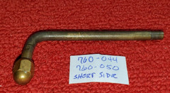 Crosman 760-044 Brass Bolt Long & 760-050 brass bolt knob (SS acorn nut), used