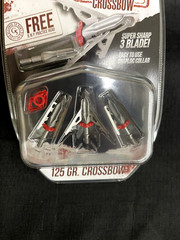 G5 Deadmeat V2 125 Grain 3 Blade Crossbow Expandable 3 Pack BRAND NEW