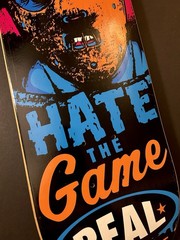RARE Nick Dompierre Hannibal Dont Hate The Playa Real Skateboard Deck Horror NEW